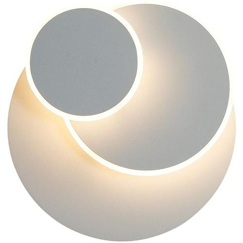 Goeco - led Wandleuchte 15W Wandlampe 350° drehbar Wandspot aus Aluminum, Kreative Eclipse 3 in 1