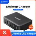 ORICO – Station de charge USB multi-ports Station de charge pour bureau maison iPhone Samsung