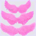 Ailes d'ange en plumes colorées pour enfant adulte fille féerique accessoires de Cosplay