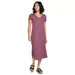 Petite Sonoma Goods For Life Knit T-Shirt Midi Dress, Women's, Size: Small Petite, Drk Purple