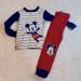 Disney Pajamas | Disney Mickey Mouse 2-Piece Pajamas | Color: Blue/Red | Size: 3tg