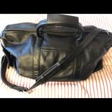 Coach Bags | Coach Leather Duffle | Color: Black | Size: 22 Inches By 12 Inches