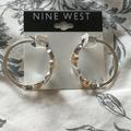 Nine West Jewelry | Nine West Hoop Earrings, Nwt, Silver, Gold Tone | Color: Gold/Silver | Size: Os