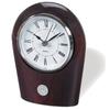 Silver Pennsylvania Quakers Logo Palm Clock