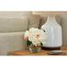 Diane James Home Blooms Cream Peony Bouquet in Vase Plastic/Fabric | 8 H x 9 W x 9 D in | Wayfair BLM-CR.PNY