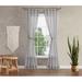 Jessica Simpson Synthetic Sheer Grommet Curtain Panels Synthetic in Gray | 84 H x 38 W in | Wayfair JSC016246