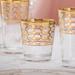 Lorren Home Trends Infinity Gold 4 Lead Free Crystal Double Old Fashion Crystal in Yellow | 3.5 H x 3.5 W in | Wayfair 1504