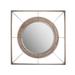 Gracie Oaks Drew-James Plastic Framed Wall Mounted Accent Mirror in MULTI Plastic | 23.65 H x 23.65 W x 23.65 D in | Wayfair