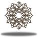 Lark Manor™ Hogge Geometric Flower Metal in Brown | 18 H x 18 W x 0.06 D in | Wayfair 8C049A46FB3042F88250B91B28E7351F