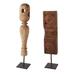 Rosalind Wheeler Paragonah Enchanted Statue Wood in Brown/Gray | 18.25 H x 3.75 W x 3.75 D in | Wayfair ED68F99D32DE4F6190BBAC5184A5A538