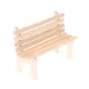 Mini banc décoratif de jardin meubles de maison chaise tabouret ornements accessoires en bois