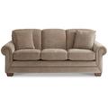 La-Z-Boy Mackenzie 87" Flared Arm Sofa Bed w/ Reversible Cushions Polyester in Brown | 36.5 H x 87 W x 38 D in | Wayfair 510435 C175773 FN 007