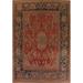 Pre-1900 Antique Sultanabad Persian Area Rug Hand-knotted Wool Carpet - 11'6" x 14'7"