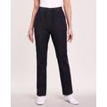 Blair Women's DenimEase Full-Elastic Classic Pull-On Jeans - Black - 6P - Petite