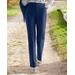 Appleseeds Women's Dennisport Comfort-Waist Chinos - Blue - 14P - Petite