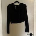 Free People Tops | Free People Black Crop Top | Color: Black | Size: S