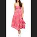 Free People Dresses | Free People Baja Babe Midi Maxi Dress Pink Gold Medium | Color: Gold/Pink | Size: M
