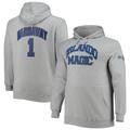 Men's Mitchell & Ness Penny Hardaway Heathered Gray Orlando Magic Big Tall Name Number Pullover Hoodie