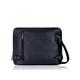 Montte Di Jinne - Ladies Italian textured leather cross-body bag or shoulder bag with long adjustable strap (NAVY)