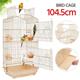 Yaheetech - Cage Oiseaux Cage de Perroquet Volière pour Oiseaux Canaries Perruche Canaris 46 x 36 x