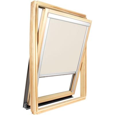 Avosdim - Beiges Verdunkelungsrollo für Roto ® Dachfenster - 5/7 - Fensterscheibe b 40 cm x h 63,5 Image