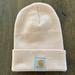 Carhartt Accessories | Carhartt Women’s Rose Beanie | Color: Cream/Pink | Size: Os