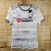 Adidas Tops | Adidas Los Angeles Fc Womens Away Stadium Soccer Jersey S White/Grey Lafc New | Color: Gray/Silver | Size: S