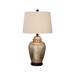 Oil Rubbed Bronze Glass & Metal 27 1/2" Table Lamp by Fangio Lighting in Brown