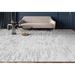 Gray/White 72 x 0.25 in Area Rug - Bokara Rug Co, Inc. Hand-Knotted High-Quality White & Gray Area Rug Viscose/Wool | 72 W x 0.25 D in | Wayfair