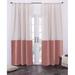 Amity Home Semi-Sheer Rod Pocket Single Curtain Panel Velvet/Cotton Blend | 96 H x 50 W in | Wayfair CM15462B-96