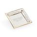 Chelsea House Ceramic Square Decorative Plate by Shayla Copas Ceramic in White/Yellow | 1.5 H x 8 W x 8 D in | Wayfair 384934