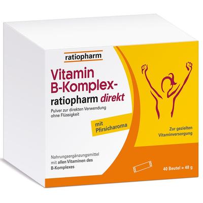 Vitamin B-KOMPLEX-ratiopharm direkt Pulver 40 St Image