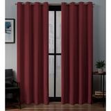 ATI Home Sateen Twill Woven Blackout Grommet Top Curtain Panel Pair