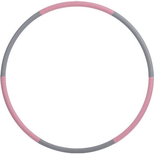 SCHILDKRÖT FITNESS Gymnastikkleingerät FITNESS-HOOP, grey-rose, Ø 90cm, Größe - in Pink