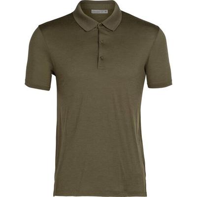 ICEBREAKER Herren Polo M Tech Lite II SS Polo, Größe L in Grau