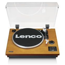Lenco LS-55WA - Plattenspieler mit Bluetooth®, USB, MP3, Lautsprecher - Holz Image