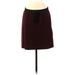 Lou & Grey Casual Skirt: Burgundy Bottoms - Women's Size Small