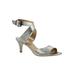 Wide Width Women's Soncino Sandals by J. Renee® in Taupe Metallic (Size 8 W)