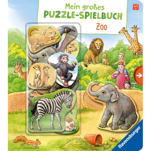 Mein Großes Puzzle-Spielbuch: Zoo - Anne Möller, Pappband