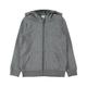 name it - Kapuzenjacke Nkmnesweat In Grey Melange, Gr.122/128