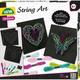 Kreativ-Set String Art – Schmetterling & Herz