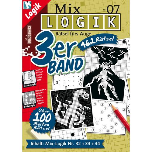 Mix Logik 3Er-Band Nr. 7. Nr.7.Nr.7 - Conceptis Puzzles, Kartoniert (TB)