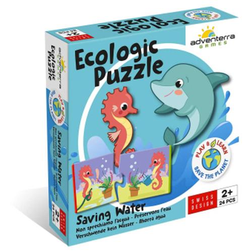 Ecologic Puzzle: Verschwende kein Wasser (Kinderspiel)