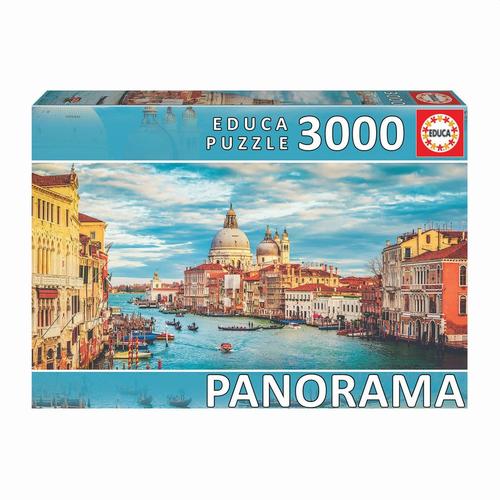 Venedig Kanal 3000 Teile Panorama Puzzle