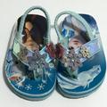 Disney Shoes | Disney Frozen 2 Light Up Flip Flop Sandals Toddler Girls 5-6 Wmgtfr20ac002-1119 | Color: Blue | Size: Toddler Girl 5/6