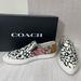 Coach Shoes | Coach Floral And Animal Print Skate Sneaker C103 | Color: Black/Pink | Size: 5.5