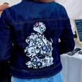 Disney Jackets & Coats | Custom Hand Painted 101 Dalmatians Disney Jean Jacket | Color: Pink | Size: Xs