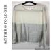 Anthropologie Sweaters | Anthropologie-Sita Murt | Colorblock Wool Metallic Sweater~36 | Color: Silver/White | Size: 36eu