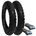 A Replacement Tyre and Tube Set Compatible with Quinny Buzz Pushchairs with a Heavy Duty Chunky Tread