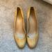 J. Crew Shoes | J.Crew Patent Pumps - Nude Color | Color: Yellow | Size: 9